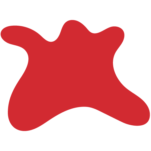 Red paint splatter