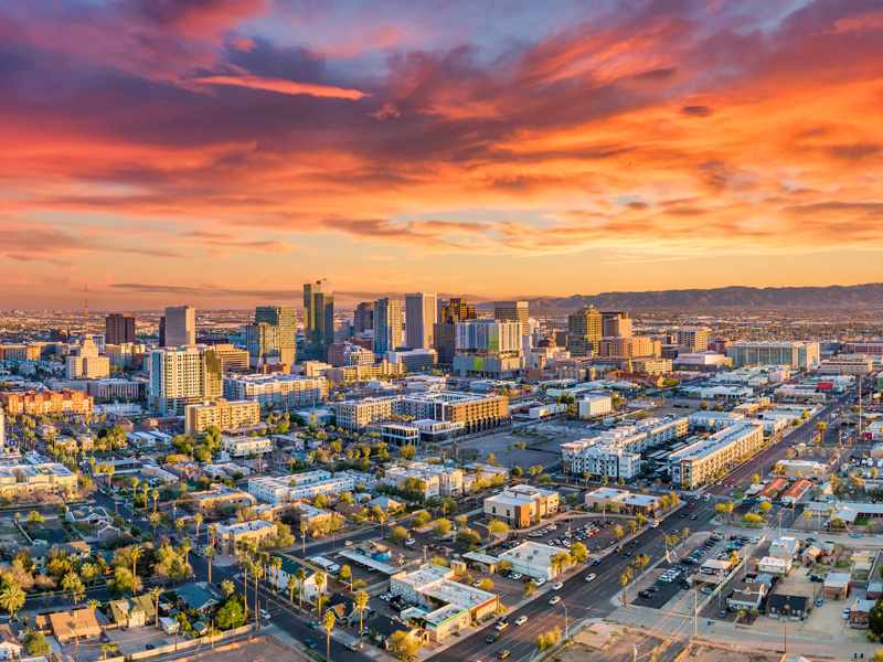 aerial view of where you can find autism therapy in arizona